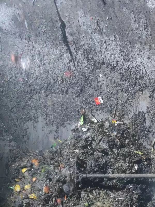 金山屯污水池清理